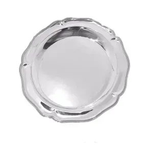 Bandeja banada en plata